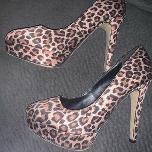 Cheetah Print Heels